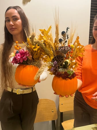 Fall Succulent Pumpkin Decor Class - Holiday Party in San Mateo - Featured image