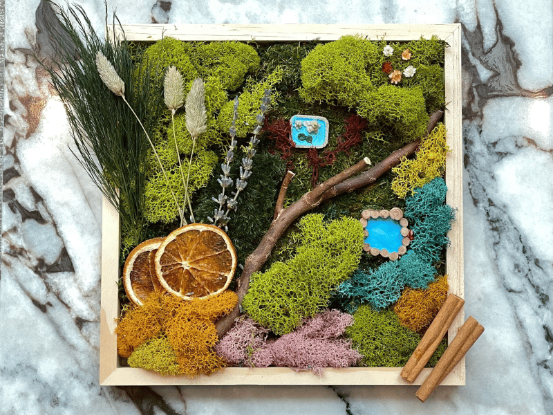 Virtual Moss Wall Workshop - Gallery image