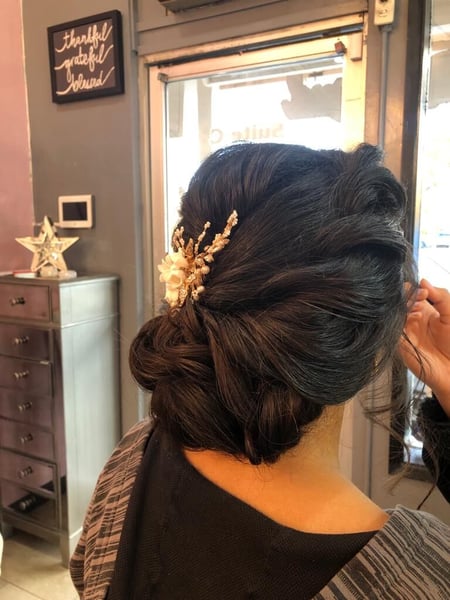 Bridal Hair and Makeup Package with Trial and On-Site Styling - Gallery image