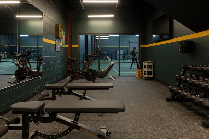 Chic Indoor Pickleball Court – Cozy, Social & Beautiful - Gallery image