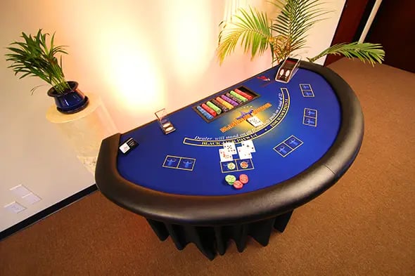 House Party Private Blackjack and Poker Casino Rental Package - Gallery image