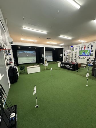 Indoor Group Golf Clinic With a Pro on Foresight Simulators - Team Building in Napa - Featured image