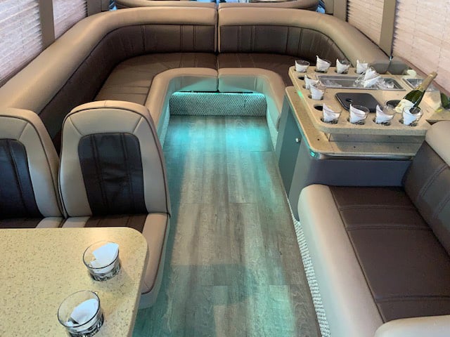 18 Passenger Luxury Limo Bus Luxury Rental for Group Celebrations - Gallery image