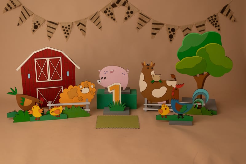 Farm Animal Themed Birthday Celebration Package - Gallery image