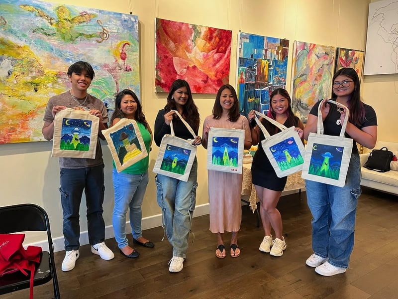 Painted Tote Bag Team Workshop - Featured image