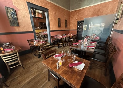 Intimate Italian Dining Room Experience