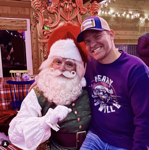 Santa Claus for Hire — 35-Year Veteran with Hand-Made Suit