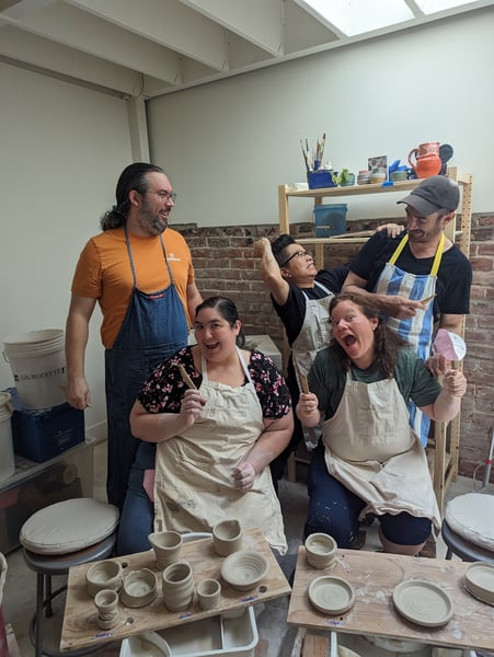 Private Pottery Wheel Party with Glazed Pieces Shipped to You – Experiences in Berkeley – photo 2