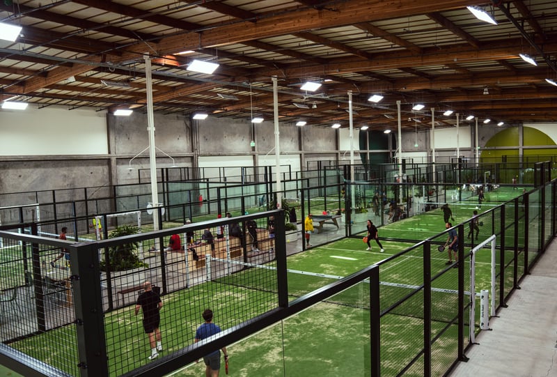 Indoor Padel Play (2 courts, 2 hrs) - Gallery image