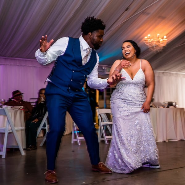 Wedding DJ Services with Emcee and Dance Floor Lighting - Gallery image
