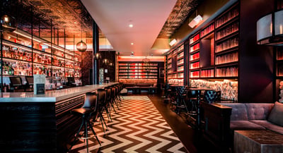 Sophisticated Literary-Themed Cocktail Venue