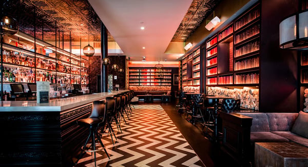 Sophisticated Literary-Themed Cocktail Venue