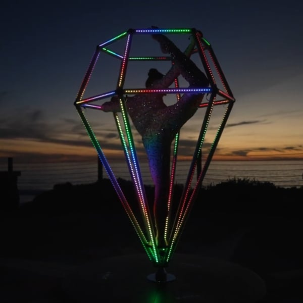 LED Diamond Aerial Bartending and Entertainment - Gallery image