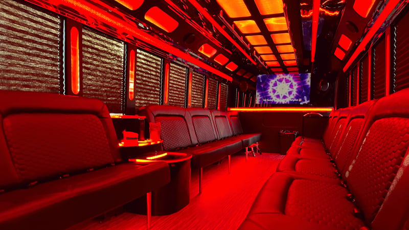 Medium Party Bus with Onboard Restroom Rental for Up to 28 Guests - Gallery image