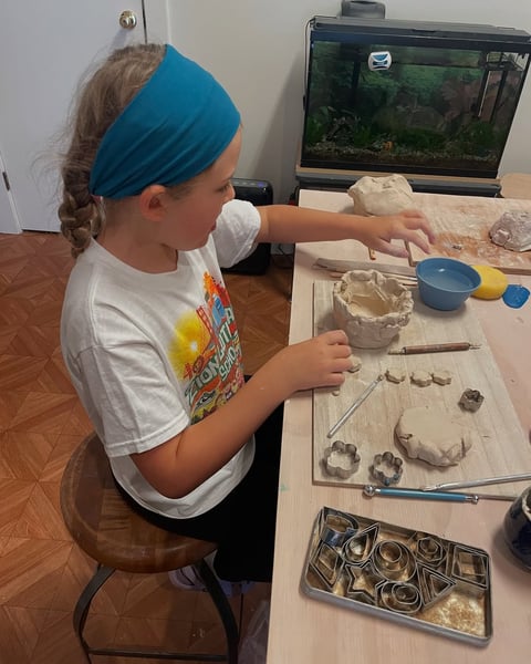 Kids Pottery Party: Two Hours of Handbuilding for Ages 6 and Up - Gallery image