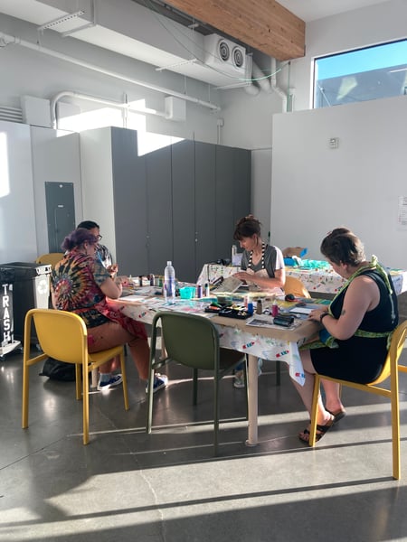 Gelli Plate Monoprinting Workshop with Inks, Stencils and Brayers - Gallery image