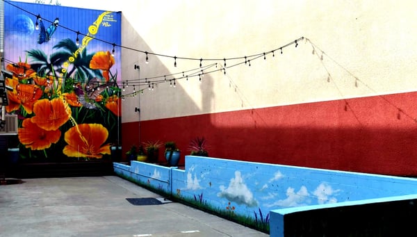 Event Space with String Lights for Events in Montclair - Anniversary in Oakland - Featured image