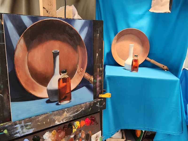 Private Atelier Art Workshop: Oil Painting or Portrait Drawing - Gallery image
