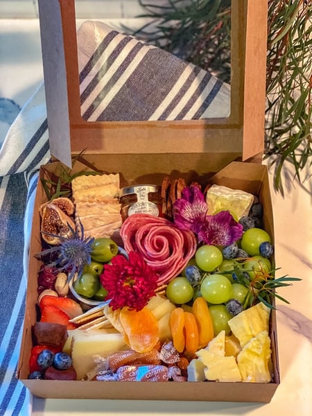 Cheese and Charcuterie Nibble Box for Intimate Gatherings - Gallery image
