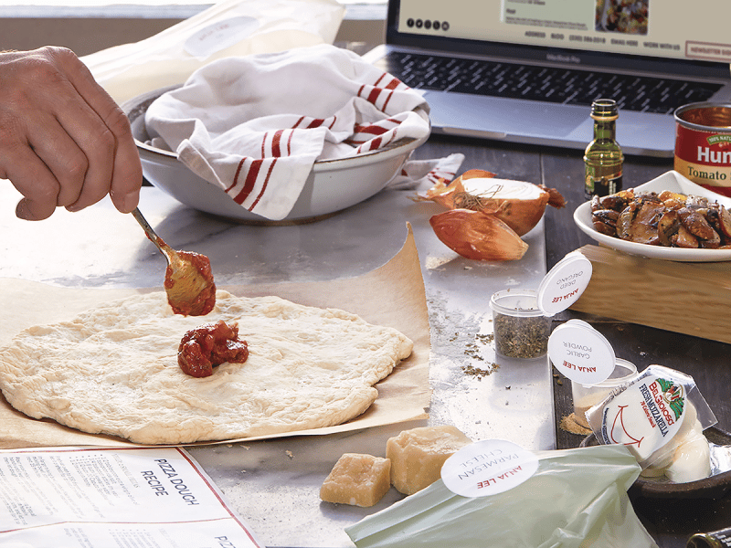 Margarita Pizza with Homemade Crust - Gallery image