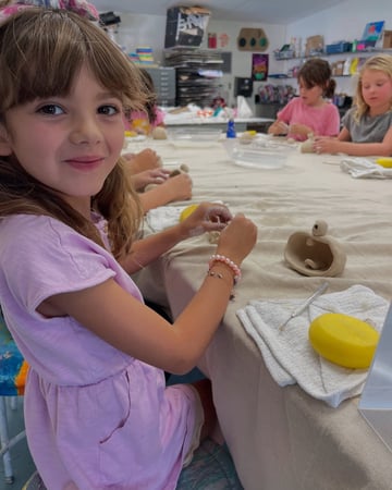 Kids Pottery Party: Two Hours of Handbuilding for Ages 6 and Up - Reunion in San Francisco - Featured image