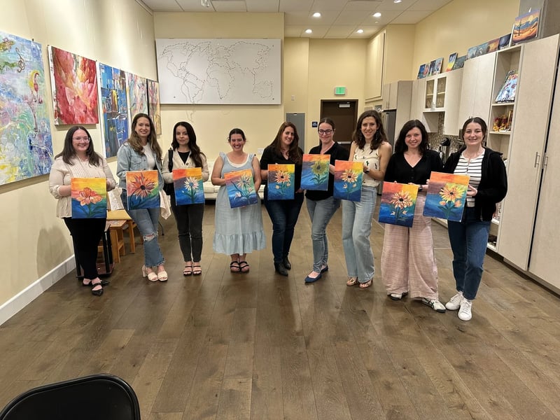 Paint and Sip Team Building Workshop - Gallery image