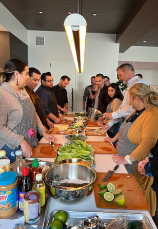 Fresh Spring Roll Making Workshop for Team Building - Team Building in Redwood City - Featured image