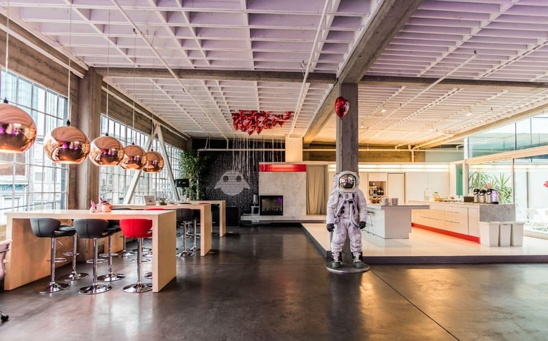 Modern Warehouse Event Space with Atrium - Featured image