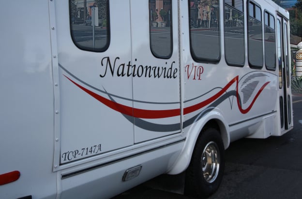 20 Passenger Limo Bus with Dance Pole Luxury Rental for Any Event - Gallery image