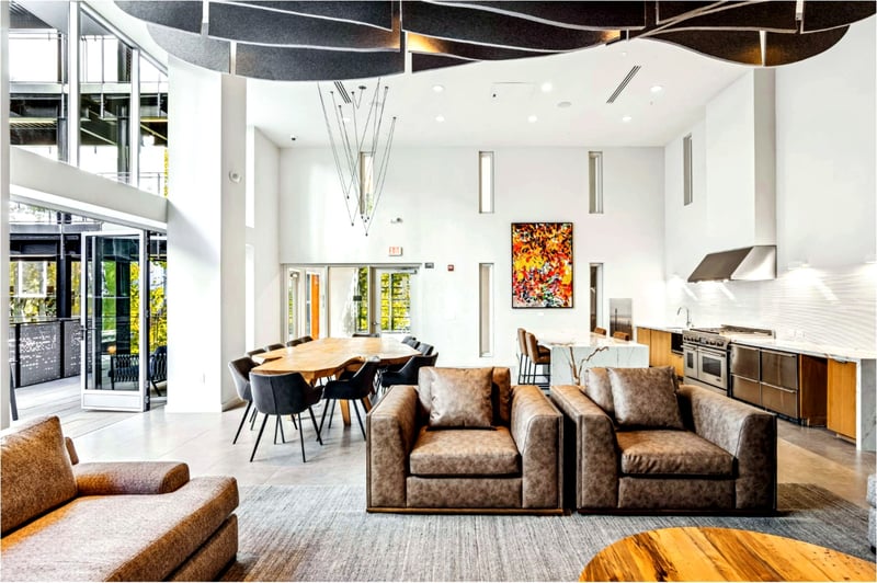 Clubhouse with Natural Light for Up to 50 Guests, 700 Sq Ft - Gallery image