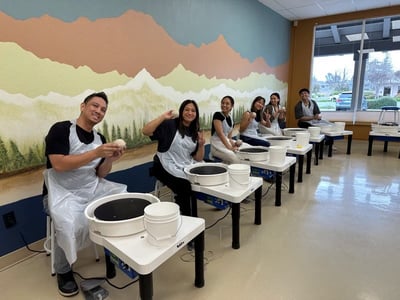 Pottery Wheel & Pottery Painting Combo Experience