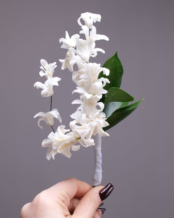 Tropical King Protea Bridal Bouquet with Magnolia and Hyacinth - Anniversary - Featured image