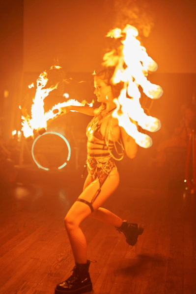Fire Dancer for Birthday and Holiday Party, Professional - Gallery image