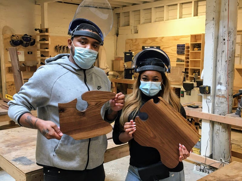 Woodworking Team Workshop: Shape a Serving Board to Take Home - Gallery image