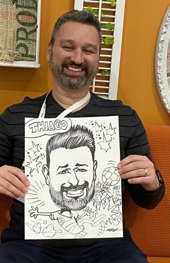 Live Caricature Drawing for Weddings and Corporate Events - Gallery image