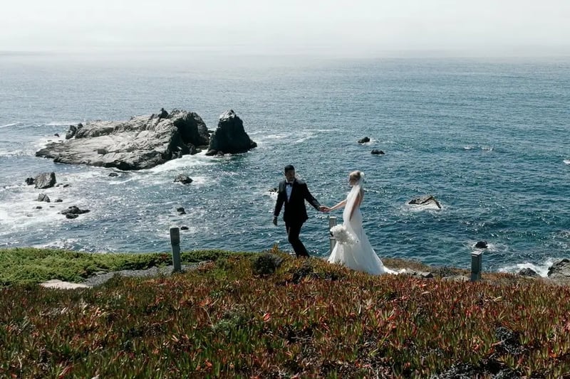 Wedding Videographer Cinematic Highlight Reel Drone Coverage - Gallery image