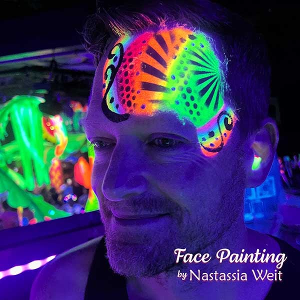 UV Blacklight Glow Body Art Party (1 Artist, 2-4 Hours) - Gallery image
