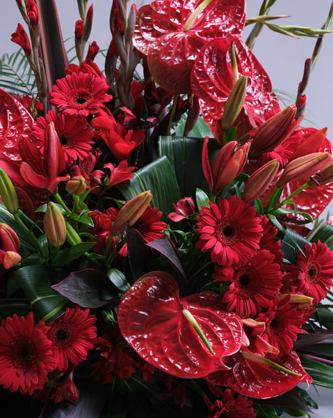 Podium Flower Arrangement Hand Designed Wedding and Event Florals - Gallery image