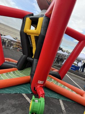 Football Blitz Inflatable Game Rental — Daily Party Booking - Gallery image