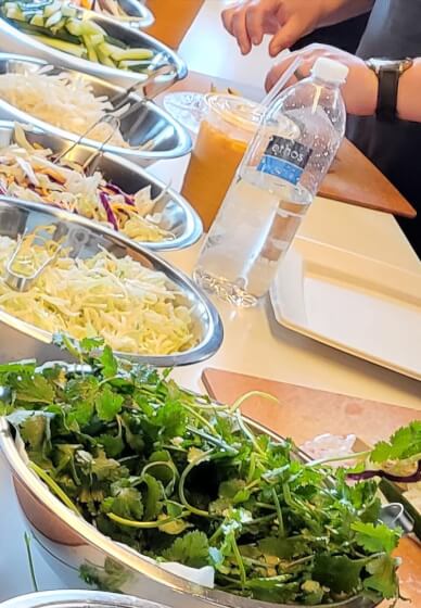 Fresh Spring Roll Making Workshop for Team Building - Gallery image