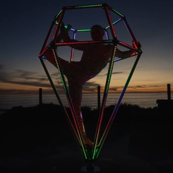 LED Diamond Aerial Bartending and Entertainment - Gallery image