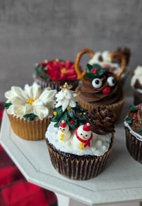 Festive Holiday Cupcake Decorating Team Building Experience