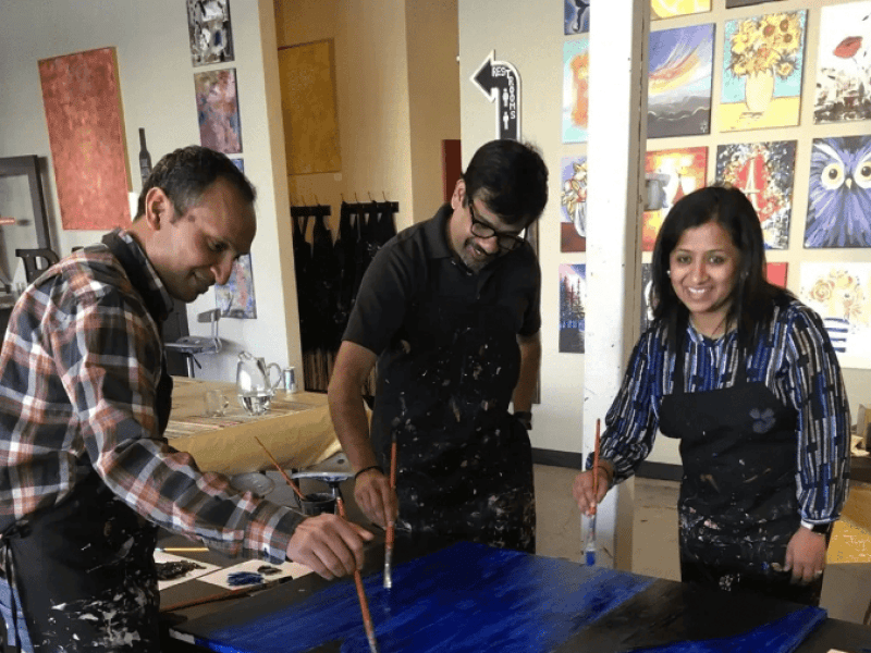Collaborative Painting - Travels to You! - Gallery image