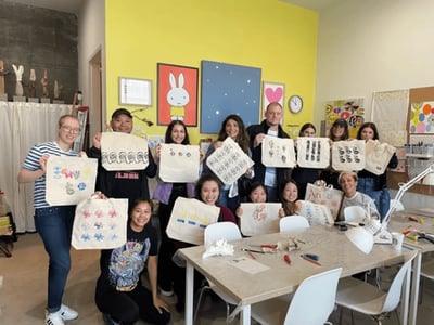 Block-Print Your Own Tote Bag! Travels to You