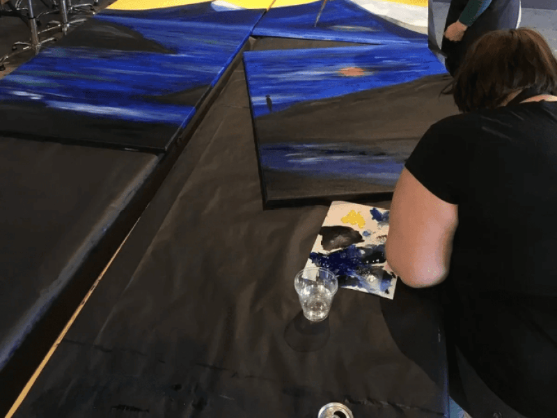 Collaborative Painting - Travels to You! - Gallery image