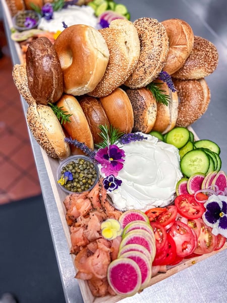 Bagel and Lox Brunch Board for Showers and Gatherings - Gallery image