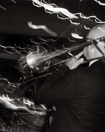 Live Fusion Band with Sax and Horns DJ Hybrid - The Trio - Anniversary - Featured image