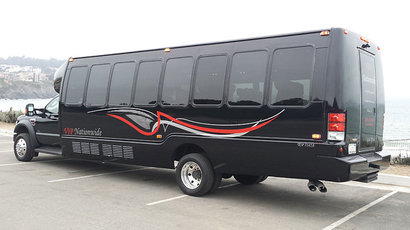 30 Passenger Limo Bus Luxury Rental for Weddings, Proms & Parties - Gallery image