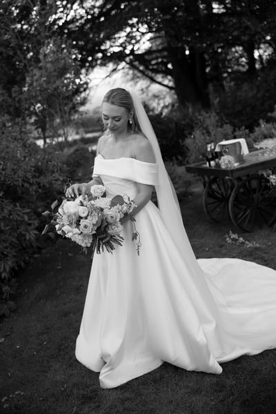 A La Carte Wedding Bouquet and Boutonniere Floral Set - Gallery image