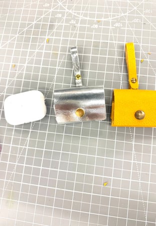 Leather AirPods Case Workshop for Creative Team Building - Baby Shower in San Francisco - Featured image